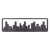 Вешалка настенная Skyline, 50 см, черная, 5 крючков, UMBRA