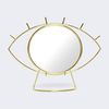 Зеркало настольное Cyclops, золотое, DOIY