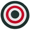 Ковер из хлопка Target темно-зеленого цвета из коллекции Ethnic, 150 см, Tkano