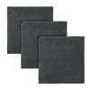 Набор салфеток из микрофибры Cozy Clean, 30х30 см, темно-серые, 3 шт., Smart Solutions