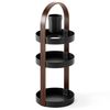 Органайзер для косметики Bellwood, 20х50 см, черный/орех, UMBRA