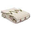 Покрывало из хлопка с бахромой оливкового цвета из коллекции Ethnic, 180х250 см, Tkano