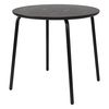 Стол обеденный Round, 80 см, черный, Bergenson Bjorn