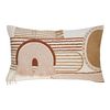 Чехол на подушку декоративный Beige geometry из коллекции Ethnic, 35х60 см, Tkano