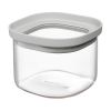 Банка для хранения квадратная Vacuum Glass, 500 мл, светло-серая, Smart Solutions