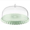Блюдо сервировочное с крышкой Tiffany, 30 см, зеленое, Guzzini