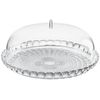 Блюдо сервировочное с крышкой Tiffany, 36 см, прозрачное, Guzzini