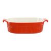 Блюдо для запекания Soft Ripples, 26,2х22,6 см, красное, Liberty Jones
