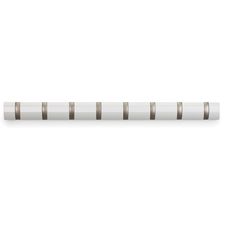 Вешалка настенная Flip, 84,5 см, белая, 8 крючков, UMBRA