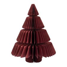 Декор новогодний Honeycomb tree бордового цвета из коллекции New Year Essential, Tkano