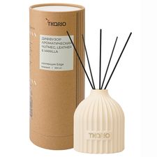 Диффузор ароматический Nutmeg, Leather & Vanilla из коллекции Edge, 200 мл, бежевый, Tkano