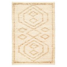 Ковер из джута и переработанного хлопка Kolkata из коллекции Ethnic, 120х180см, Tkano