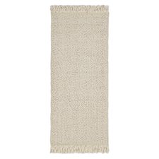Ковер из переработанного пластика бежевого цвета из коллекции Ethnic, 70х160 см, Tkano