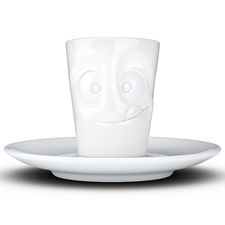 Кофейная пара Tassen Tasty, 80 мл, белая, Tassen