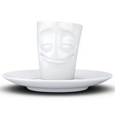 Кофейная пара Tassen Cheery, 80 мл, белая, Tassen