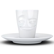 Кофейная пара Tassen Impish, 80 мл, белая, Tassen