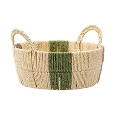 Корзина плетеная круглая Bodhran Nature из коллекции Ethnic, размер L, Tkano