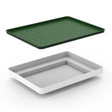 Лоток для полива растений Oasis Tray, белый, QUALY