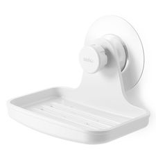 Мыльница для душа настенная Flex Adhesive, белая, UMBRA