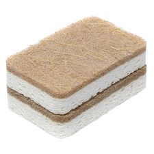 Набор губок для посуды из целлюлозы и кокосового волокна Eco Sponge, 6 шт., Smart Solutions