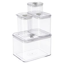 Набор из 4-х контейнеров для хранения с крышкой и клапаном Keep in, Smart Solutions