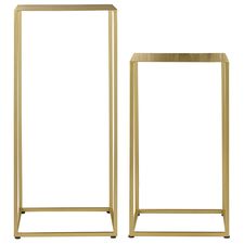 Набор из 2-х столиков Mayen Gold, золотистые, Bergenson Bjorn