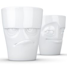 Набор кружек Tassen Grumpy & Impish, 2 шт, 350 мл, белый, Tassen