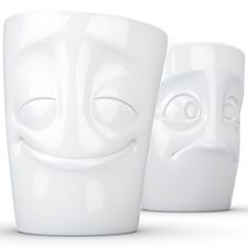 Набор кружек Tassen Cheery & Baffled, 2 шт, 350 мл, белый, Tassen