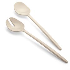Набор ложек для салата Tierra, бежевые, 2 шт., Guzzini