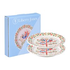 Набор тарелок Owl из коллекции Birds of Paradise в подарочной упаковке, 18 см, 2 шт., Liberty Jones