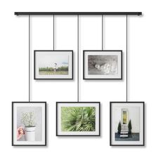 Панно для фотографий Exhibit, черное, 5 эл., UMBRA