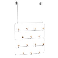 Органайзер для аксессуаров надверный Estique, 20,3x10,6x32 см, белый, UMBRA