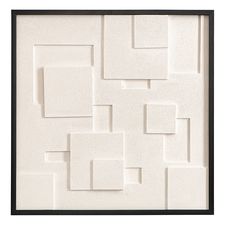 Панно декоративное с эффектом 3D Minimalism Square, с черной рамой, 60х60 см, Bergenson Bjorn