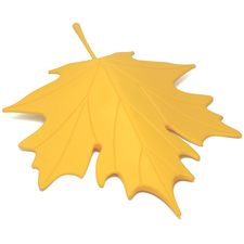 Подпорка для двери Autumn, желтая, QUALY