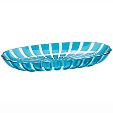 Поднос сервировочный Dolcevita, 38х19 см, бирюзовый, Guzzini
