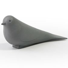 Подпорка для двери Dove, серая, QUALY
