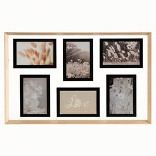 Рамка для фотографий Pleasant moments, 35х55 см, белая/натуральное дерево, Bergenson Bjorn