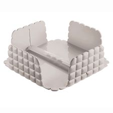Салфетница квадратная Tiffany, серо-бежевая, Guzzini