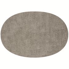 Салфетка подстановочная овальная двухсторонняя Fabric, серая, Guzzini