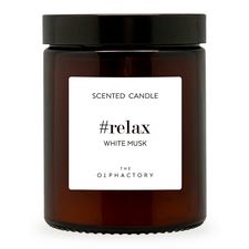 Свеча ароматическая The Olphactory, Relax, White Musk, 30 ч, Ambientair