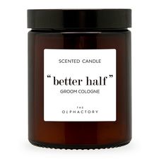 Свеча ароматическая The Olphactory, Better Half, Groom Cologne, 30 ч, Ambientair