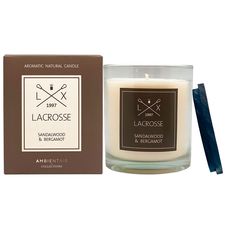 Свеча ароматическая Lacrosse, Sandalwood&Bergamot, 60 ч, Ambientair