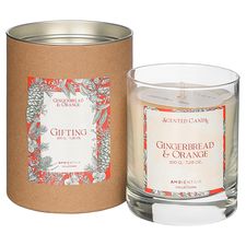 Свеча ароматическая Gifting, Gingerbread&Orange (новая), 40 ч, Ambientair
