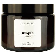 Свеча ароматическая The Olphactory, Utopia, Leather, 60 ч, Ambientair