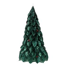 Свеча декоративная Festive flame из коллекции New Year Essential, 19,5 см, Tkano