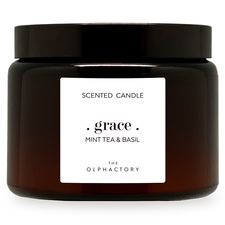 Свеча ароматическая The Olphactory, Grace, Mint tea&Basil, 60 ч, Ambientair