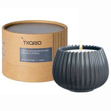 Свеча ароматическая Italian Cypress из коллекции Edge, серый, 30 ч, Tkano