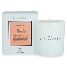 Свеча ароматическая The Olphactory, White Insignia, Silken Tobacco, 60 ч, Ambientair