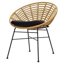 Стул Vetle Round, ротанг, Bergenson Bjorn
