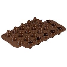 Форма для приготовления конфет Choco Trees силиконовая, Silikomart